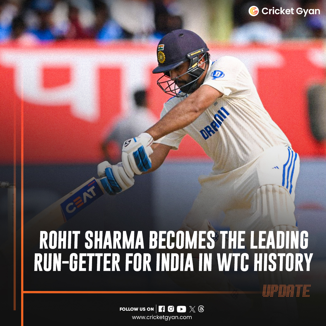 Indian skipper Rohit Sharma has become the highest run-getter for India in WTC history, he achieved this feat today.

#indvseng #indiavsengland #WTC #wtc2025 #testmatch #testseries #cricket #cricketer #Rohitsharma #cricketupdates #cricketlatestnews #cricketgyan