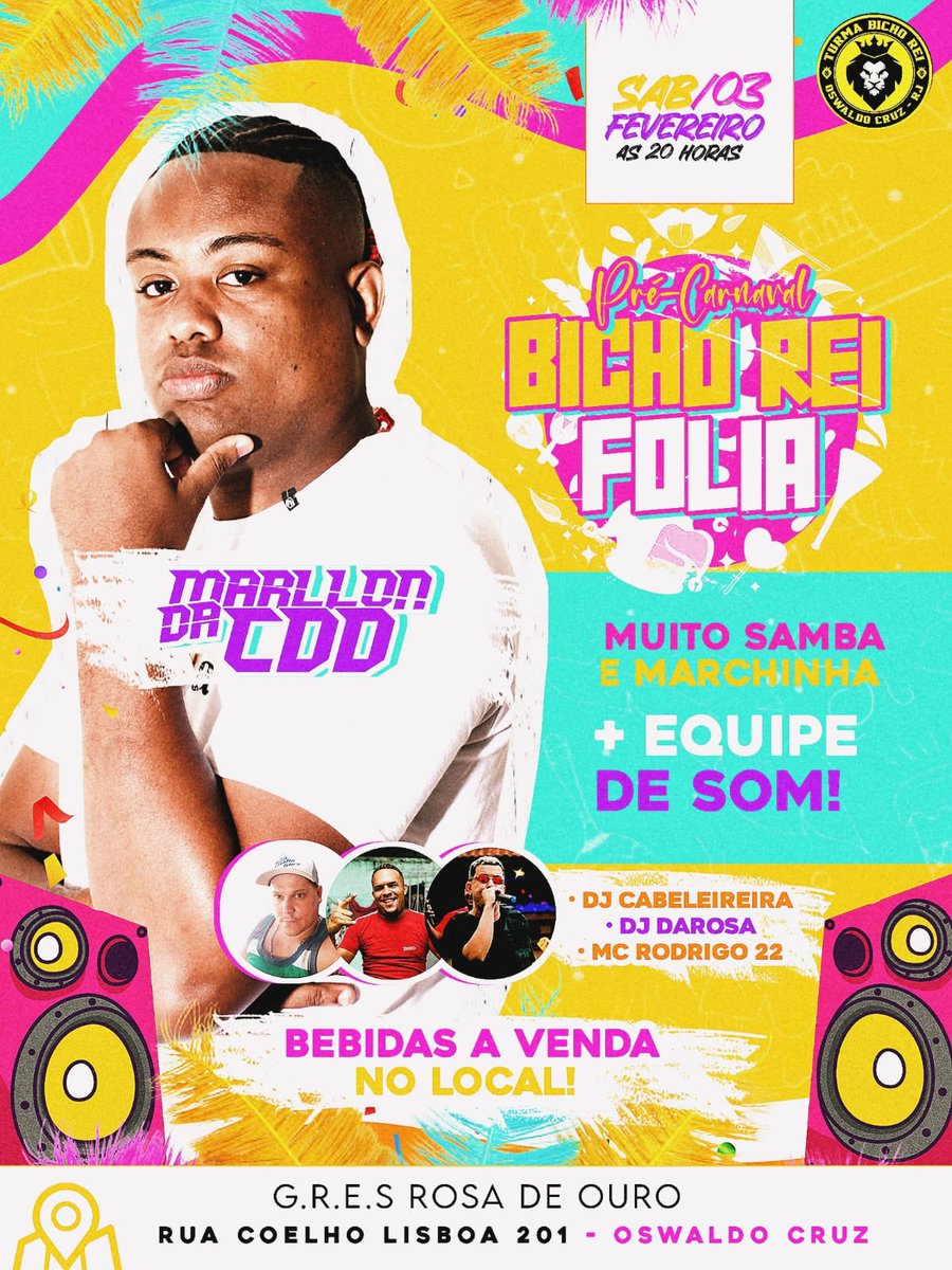 É HOJE É HOJE É HOJE BICHO REI FOLIA !!!
