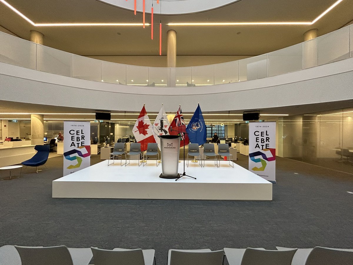 🎉🎉🎉 Join us today for the Grand Reopening of Hazel McCallion Central Library!