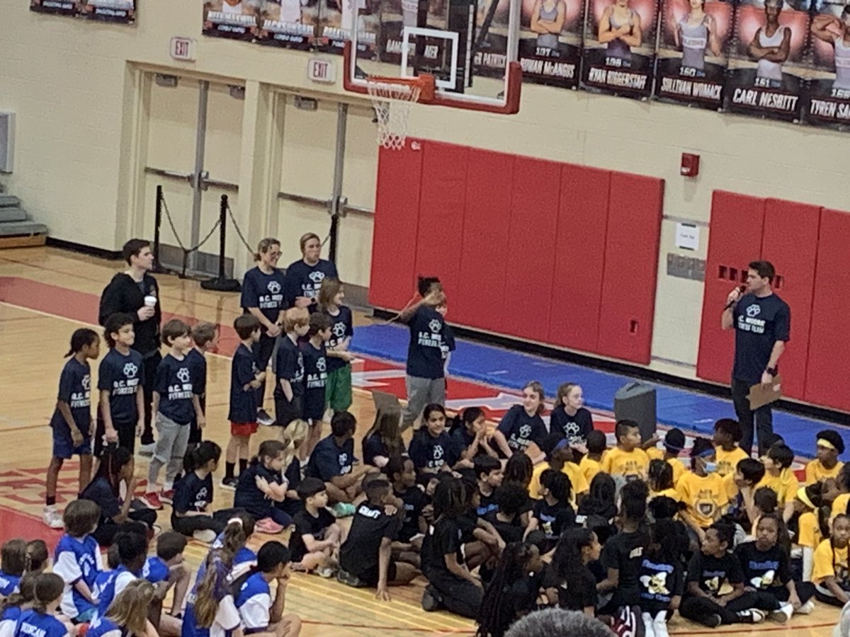 So excited to watch our AC Moore Fitness Team compete in their first district Fitness Bowl. Go Bobcats!!