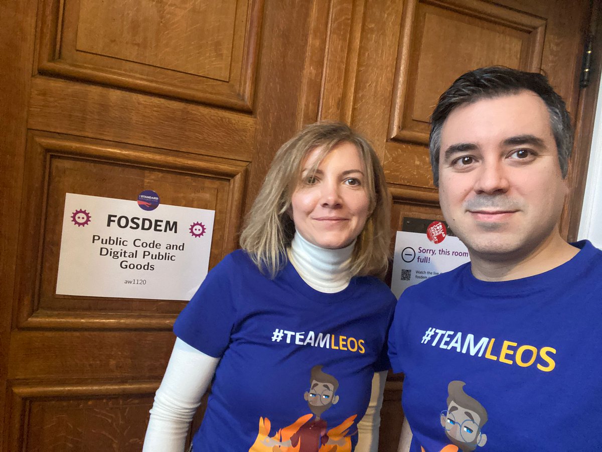 Are you at @fosdem ? We are! 😍 Our LEOS team is mingling, and at 17:05 they will present our Legislation Editing Open Source project. Want to meet us? Shouldn’t be hard to spot us 😉 📌 Room AW1.120 Not in? Follow online👉 fosdem.org/2024/schedule/…