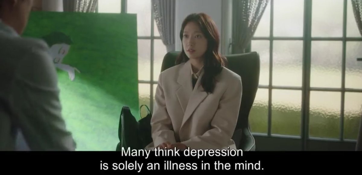 almgtrrz24's tweet photo. —They're physical symptoms caused by depression. Many think depression is solely an illness in the mind. But it's not just an emotional state where you simply feel sad &amp; suicidal...

🥺

#닥터슬럼프 #ParkShinHye 
#DoctorSlump #DoctorSlumpEp2 https://t.co/NqUmKyJkOm