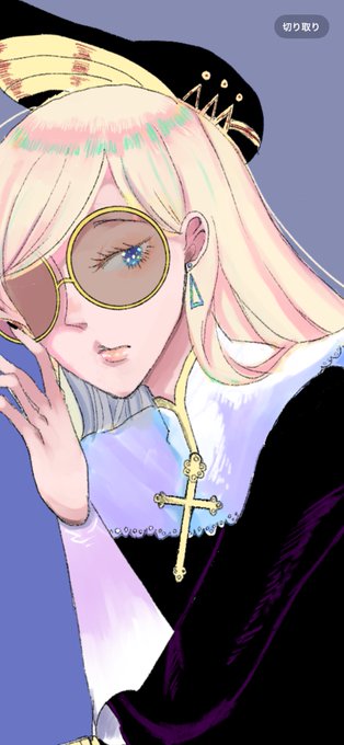 同人誌の表紙を塗っています 