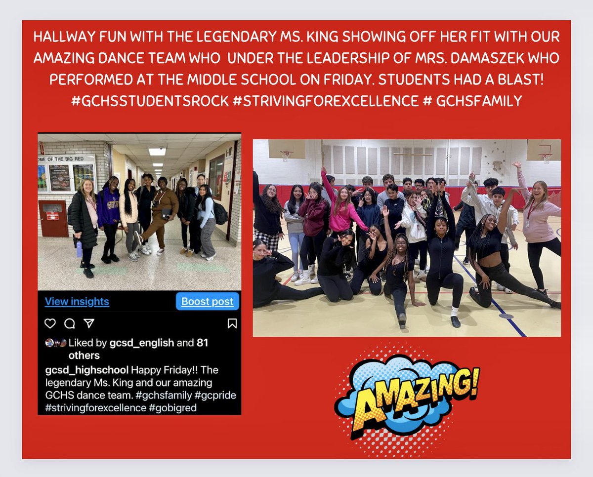 Glen Cove High School (@gcsd_highschool) on Twitter photo GCHS Weekly Shoutouts!! #gcpride #gchsstudentsrock #gchsteachersrock #gchsfamily #gobigred #activestudentengagement #strivingforexcellence GCHS Weekly Shoutouts!! #gcpride #gchsstudentsrock #gchsteachersrock #gchsfamily #gobigred #activestudentengagement #strivingforexcellence