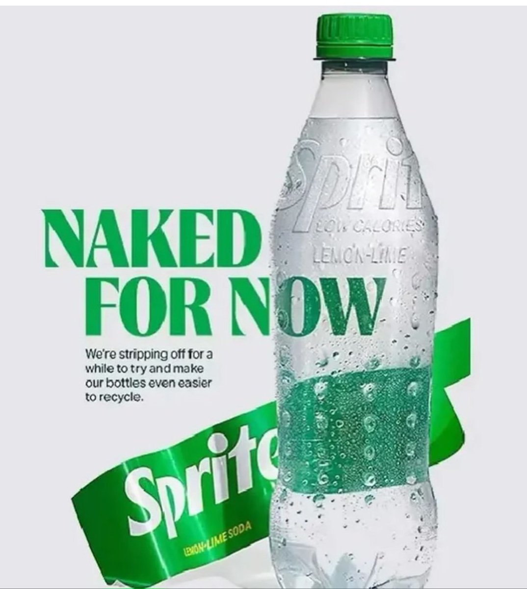 Coca-Cola is stripping Sprite of its labels. Seems Naija don happen to Sprite oh...dem wan use oyinbo bamboozle us

#Sprite