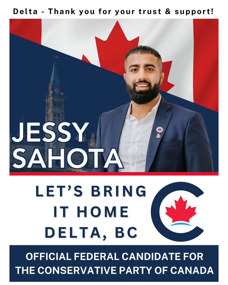 jessysahota_'s tweet photo. It is with great honour that I announce that I am now officially a part of the Common Sense Conservative Party of Canada. This selection would not have been possible without your overwhelming support; your love and efforts have left me in awe! Thank you🙏💙 https://t.co/UqOmWfluId