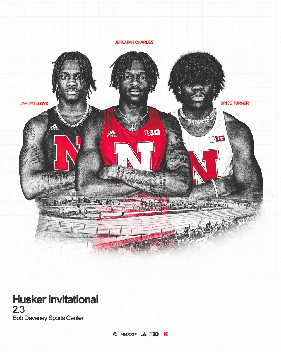 From the turf to the track 👟 @HuskerFootball 🤝 @HuskerTFXC #GBR x #WhatsNExt!