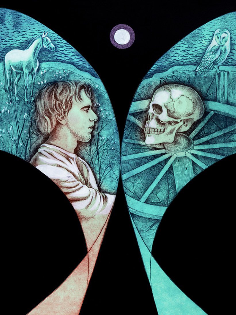 Máj: “Na tváři lehký smích, hluboký v srdci žal”, (A Light Smile on the Face, in the Heart Deep Sorrow) in green.

Etching.
Collage and watercolour.
Size 52x70cm.
Edition of 35
Year 2023
Price £2,000

Contact me here to buy this artwork.

#art #etching #milafurstova