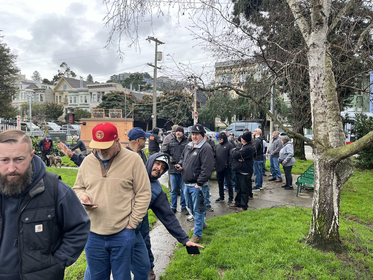 Bobakkabob37's tweet photo. Goddamn I love the @NorCalCarpU 💪🏽

Labor power brings the FIRE! And the Nor Cal Carpenters Union is the biggest union out there with a GROWTH mindset on housing, not one mired in fighting over scraps of the pie, they want to GROW the pie!

#CarpentersInAction #SFDemsForChange https://t.co/2t7JIfTmG2