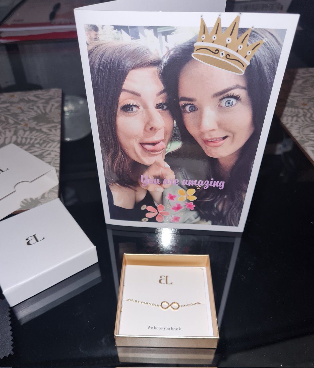 Saw the girls today, and the bestie got us matching bracelets and a card to say how proud of me she is. Honoured to have such good friends, especially at a time like this 💕