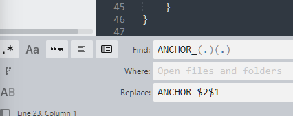 Friends, I am happy to announce that I have written a regex that turned out to look like boobs