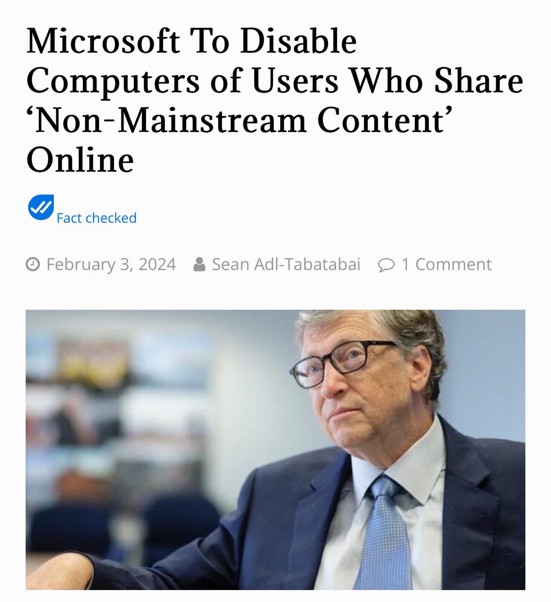 FROMOTHERSIDEBY's tweet image. Microsoft has revealed intentions to deactivate the computers of individuals distributing &apos;non-mainstream&apos; content on the internet, as part of efforts to tackle alleged &apos;misinformation&apos; ahead of the 2024 election.

#Microsoft #OnlineContent #Misinformation #Election2024…