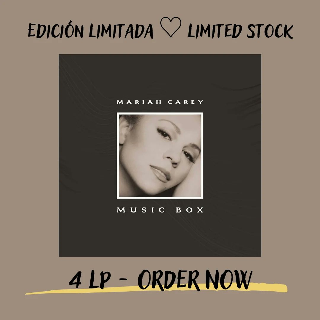 colectopia's tweet image. Ya está finalmente aquí... #MusicBox30 

@MariahCarey