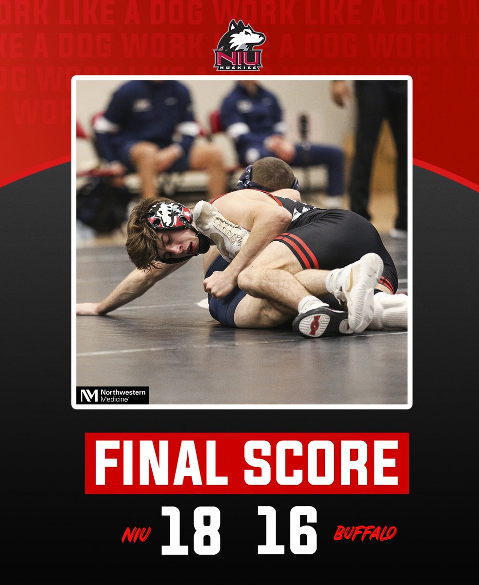 Another MAC win for the Huskies 😤 #WorkLikeADog