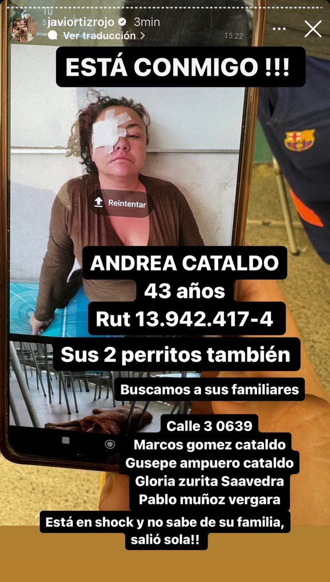 catavalverdej's tweet photo. SE BUSCAN LOS FAMILIARES DE ANDREA CATALDO #IncendiosForestales #Quilpué #ViñadelMar @sitiodelsuceso @AlertaNoticiasV @adnradiochile @biobio @TVN https://t.co/z17ZfAOmai