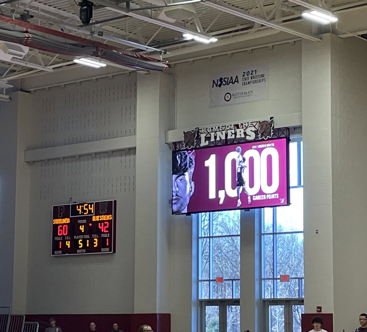 Stateliners_ATC's tweet photo. Another win for @PburgHoops and 1000 career points for this one! #proudAT congrats Andrew #goliners https://t.co/RPXuGJMzIm