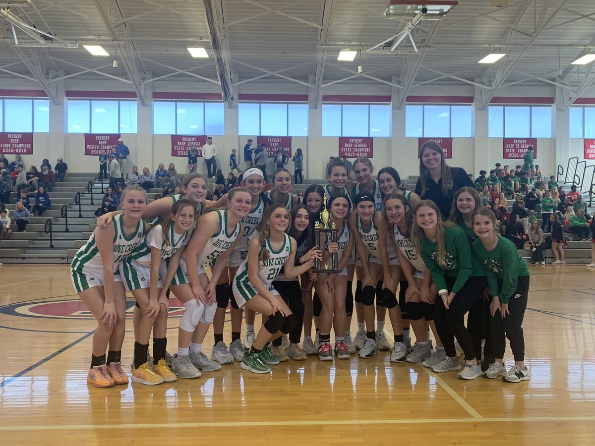 OconeeCoSchools's tweet photo. Congratulations to the DCMS basketball teams on winning the Apalachee Athletic Conference Tournament on Saturday in their first year of existence.  And congrats to the OCMS girls on reaching the title game.  #OconeeFamily https://t.co/zGVNtECfSD