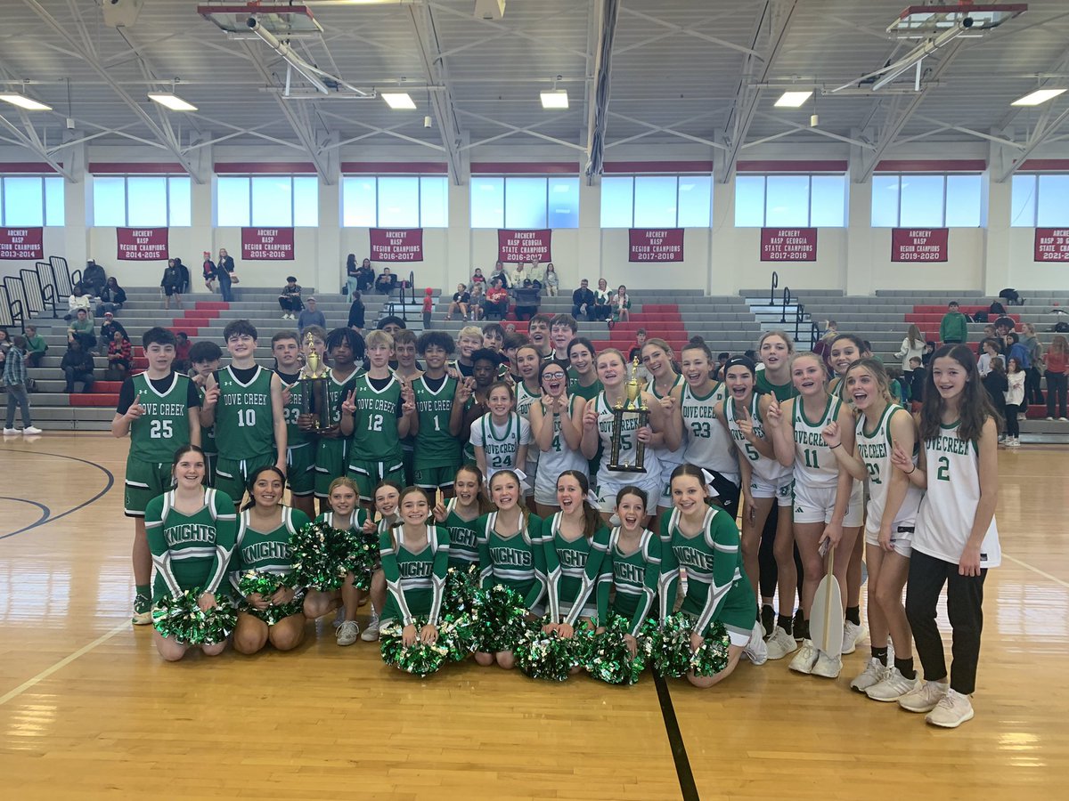 OconeeCoSchools's tweet photo. Congratulations to the DCMS basketball teams on winning the Apalachee Athletic Conference Tournament on Saturday in their first year of existence.  And congrats to the OCMS girls on reaching the title game.  #OconeeFamily https://t.co/zGVNtECfSD