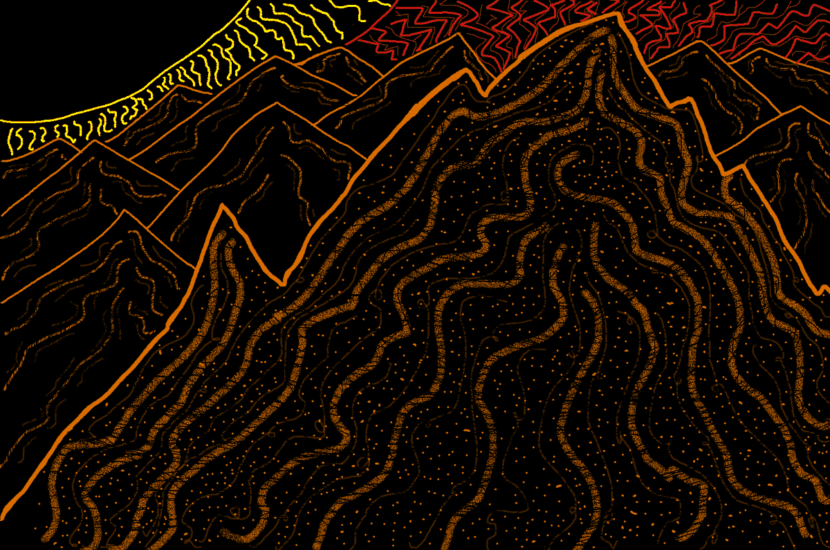 The shifting sands of time wear down even the great mountains, or cause the ground to roar and engulf everything