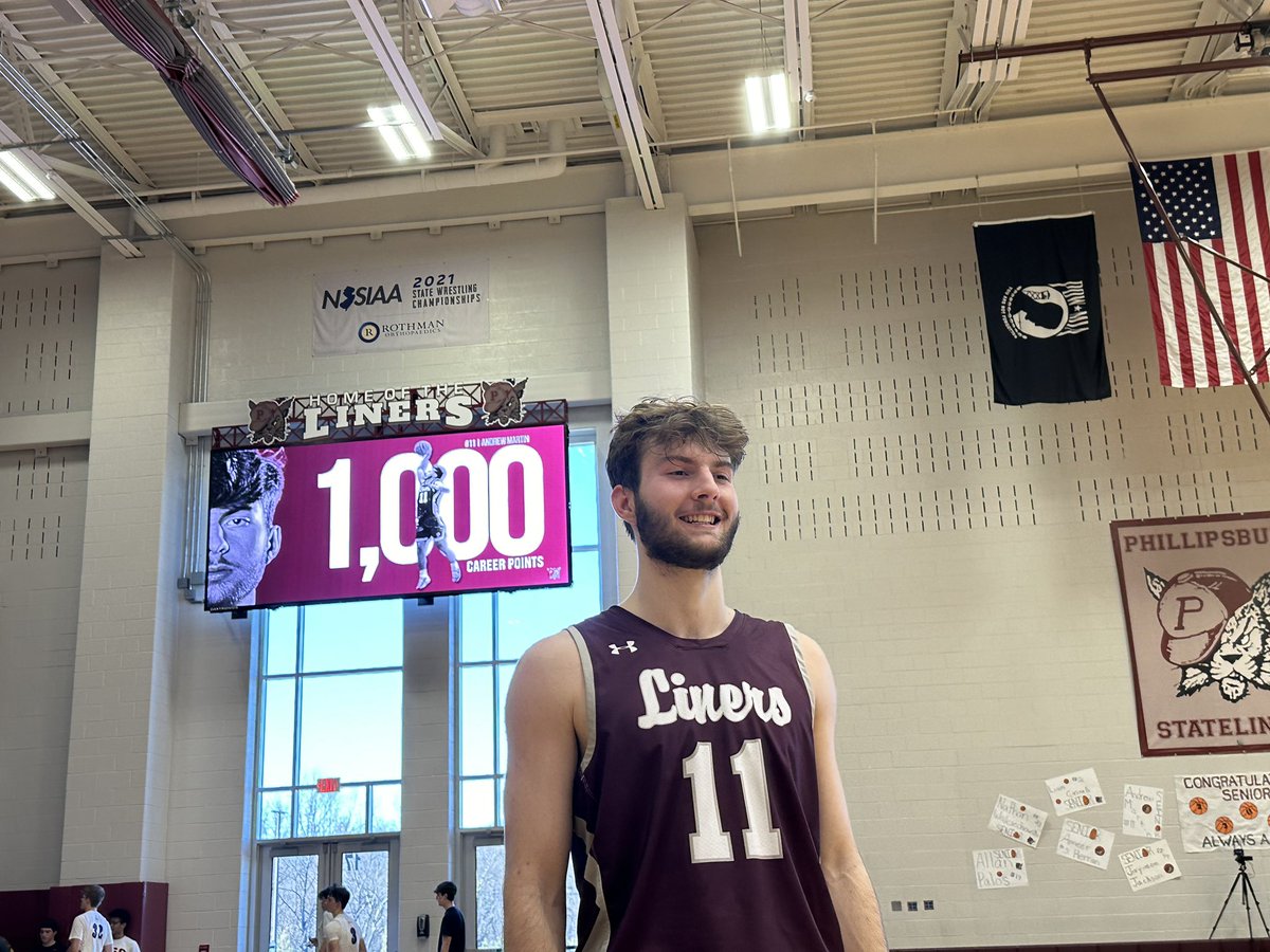 PburgHoops's tweet photo. Mr. 1K!!! Congrats to Andrew Martin on getting 1000 career points!! https://t.co/ICOHcfh0NO