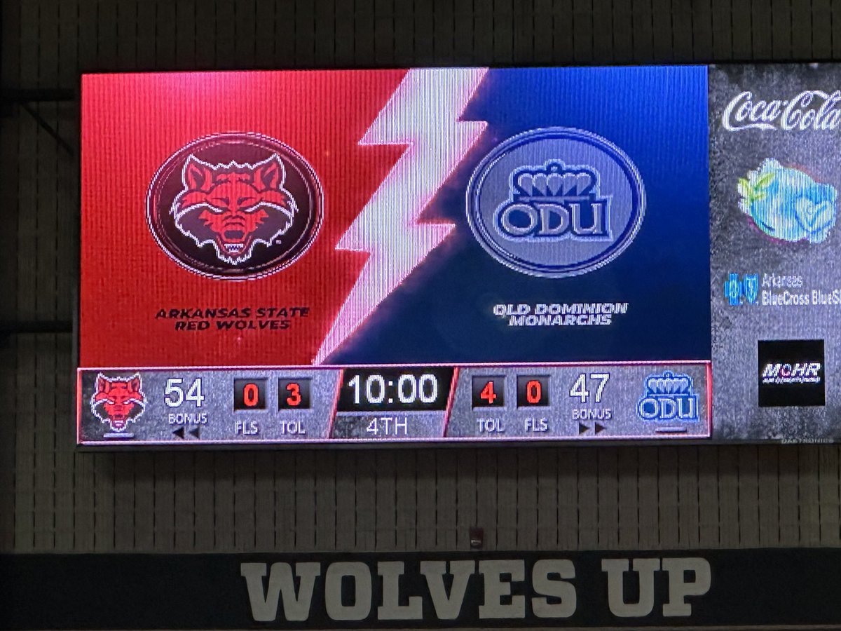 Third quarter #WOLVESUP ⁦<a href="/ArkansasState/">Arkansas State</a>⁩. #AstateWB #womensbasketball #AState #RedWolves #basketball