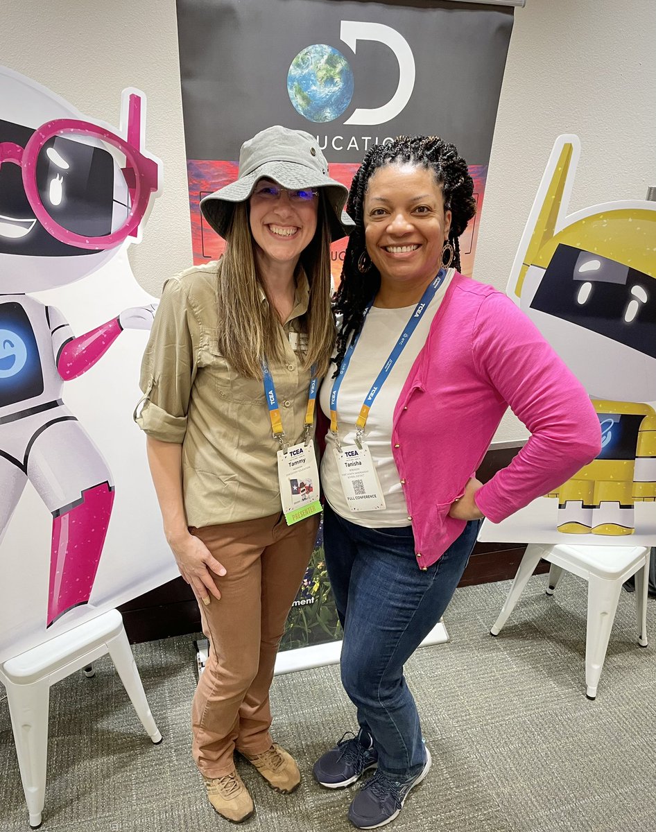 Stoked to have @FWISDEdTech team member, Tanisha join our @DiscoveryEd scavenger hunt session to start off @TCEA adventurously!!!
#bettertogether #nurturecuriosity #learningisfun