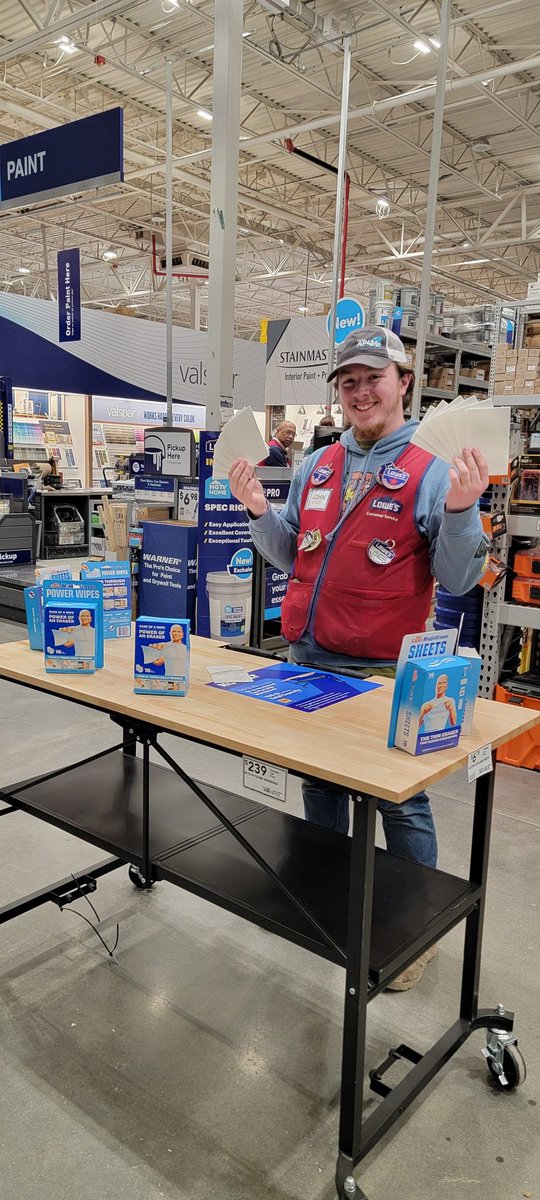 Melissa Richmond (@richmondml33) on Twitter photo John is here at Lowes of Lewisburg, WV #2507, getting his demo on for the Mr Clean Magic Eraser! These things work GREAT!!!! #R1demos <a href="/BlueBoxR1/">@BlueBoxR1</a> John is here at Lowes of Lewisburg, WV #2507, getting his demo on for the Mr Clean Magic Eraser! These things work GREAT!!!! #R1demos <a href="/BlueBoxR1/">@BlueBoxR1</a>