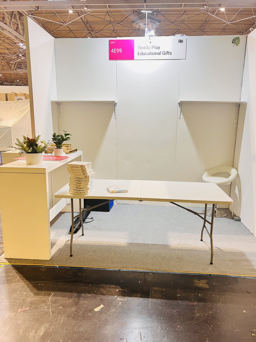 Oh boy! Let’s get set up! 💪
Thank you <a href="/TheoPaphitis/">Theo Paphitis</a> <a href="/TheSBS_Crew/">#SBS Crew</a> <a href="/SpringAutFair/">Spring & Autumn Fair</a> Looking forward to the next couple of days 🎉

#TeddoPlay #smallbiz100 #MadeInTheUK #SmallBusiness #EntrepreneurLife #Founder #children #educational #Entrepreneurship