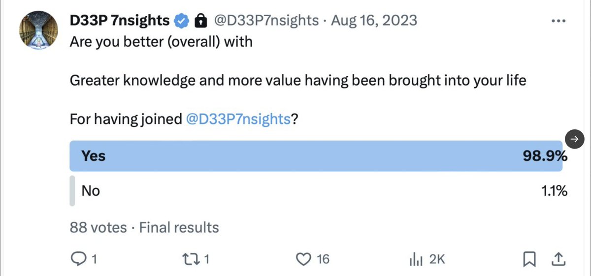Insights33's tweet photo. D33P FEBRUARY SALE

33 Spots available

February 3-February 28 ONLY

PRICES RISE on 2/28/2024

1) #D33PWealth Annual Pass for $2168  (Up to 10 months in payment plans) 

2) #D33PWealth Lifetime Membership for $6220 (Up to 10 months in payment plans)

3) D33PER Package= #D33P7nsights + #D33PER7nsights together at $4220 (up to 10 months in payment plans)

4) #D33P7nsights Network (D33P 7nsights, D33PER 7nsights, Beyond D33P, D33P Dreams, 777numerology) at $6220 (up to 10 months in payment plans)

5) Option #1 + Option #3 (D33P Wealth Annual + D33PER Package) = $5300 (up to 10 months in payment plans available) 

DM me "D33P February Sale" with the package you're interested in to join or further inquire 🙏