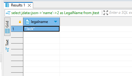 openbasesystems's tweet image. #TipOfTheDay Selecting JSON Value in #PostgreSQL

select jdata::json-&amp;gt;&apos;name&apos; as LegalName from jtest

For more information openbasesystems.com/2024/02/03/how…

#Data #Database
