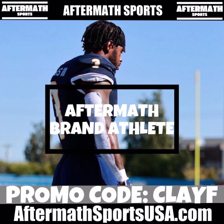 I am excited to announce my partnership with @aftermath.sports 🚨 Use my promo code “CLAYF” at checkout for 10% off your entire order!!!