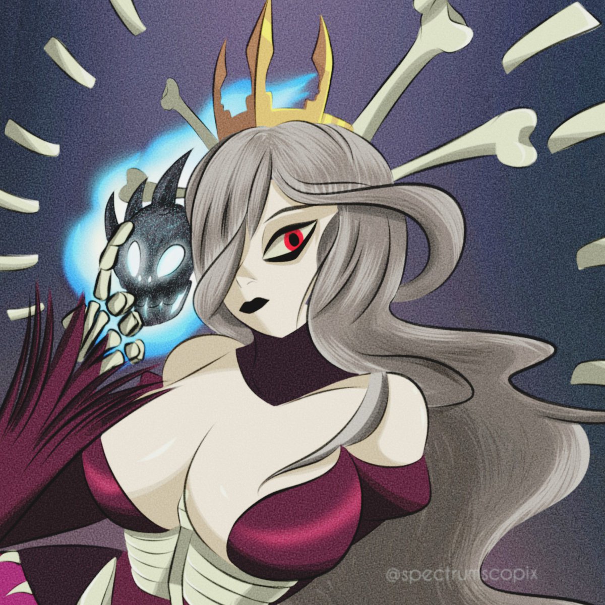SpectrumScopix's tweet photo. When you slay too much (If you know, you know) 

How do we know this didnt happened in the grand war? (jk) 

Yes, im still learning the meaning of some english slangs btw xD

#digitalart #sketch #doodle #spectrumscopix #skullgirls #skullgirlsfanart #slayqueen #nancyrenoir https://t.co/sDzaugiAWE