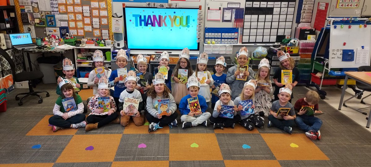 Thank you <a href="/kmespta/">KMES PTA</a> for our books!  We love them.