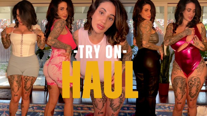 New try on haul on my YouTube! See the full uncensored version on my Onlyfans timeline https://t.co/LA8uTwpxBG