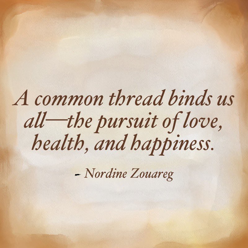 Nordine_Zouareg's tweet photo. A common thread binds us all — the pursuit of love, health, and happiness. #InnerFitness https://t.co/5wvRnIIczn