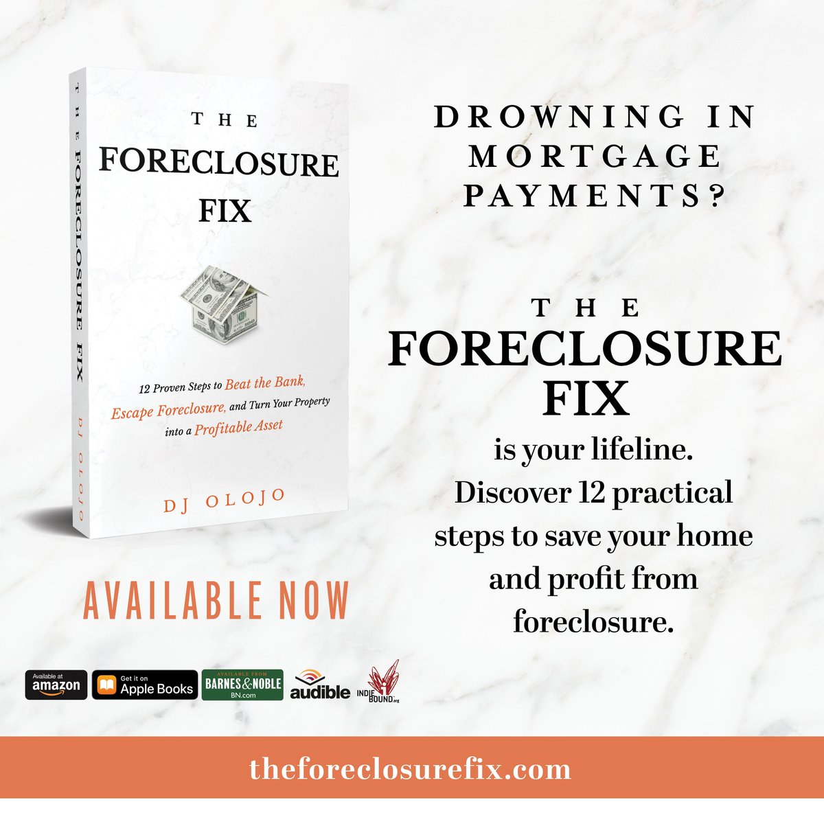dj_olojo's tweet image. 📚 Mark your calendars! The Foreclosure Fix book launches on Feb 7th! 🚀 Be at the forefront of financial empowerment with DJ Olojo's 12 proven steps. 🏡✨ Pre-order your copy NOW: theforeclosurefix.com #ForeclosureFix #BookLaunch #FinancialFreedom 📖💼