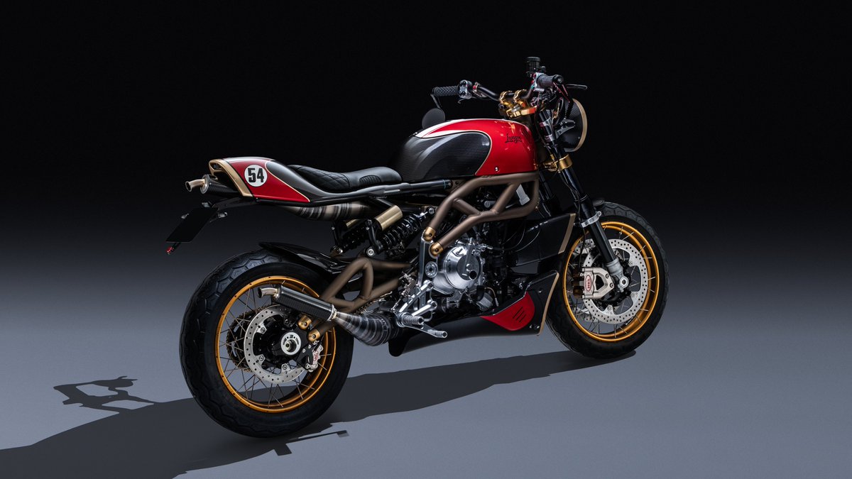 Inspired by the owner's Ferrari, Two Stroke no. 54 is one of our most unique examples we’ve created 😍

With limited units remaining, learn more here, langenmotorcycles.co.uk/motorcycles/tw…

#LangenMotorcycles #LangenTwoStroke #TwoStroke #Motorcycle #Bespoke
