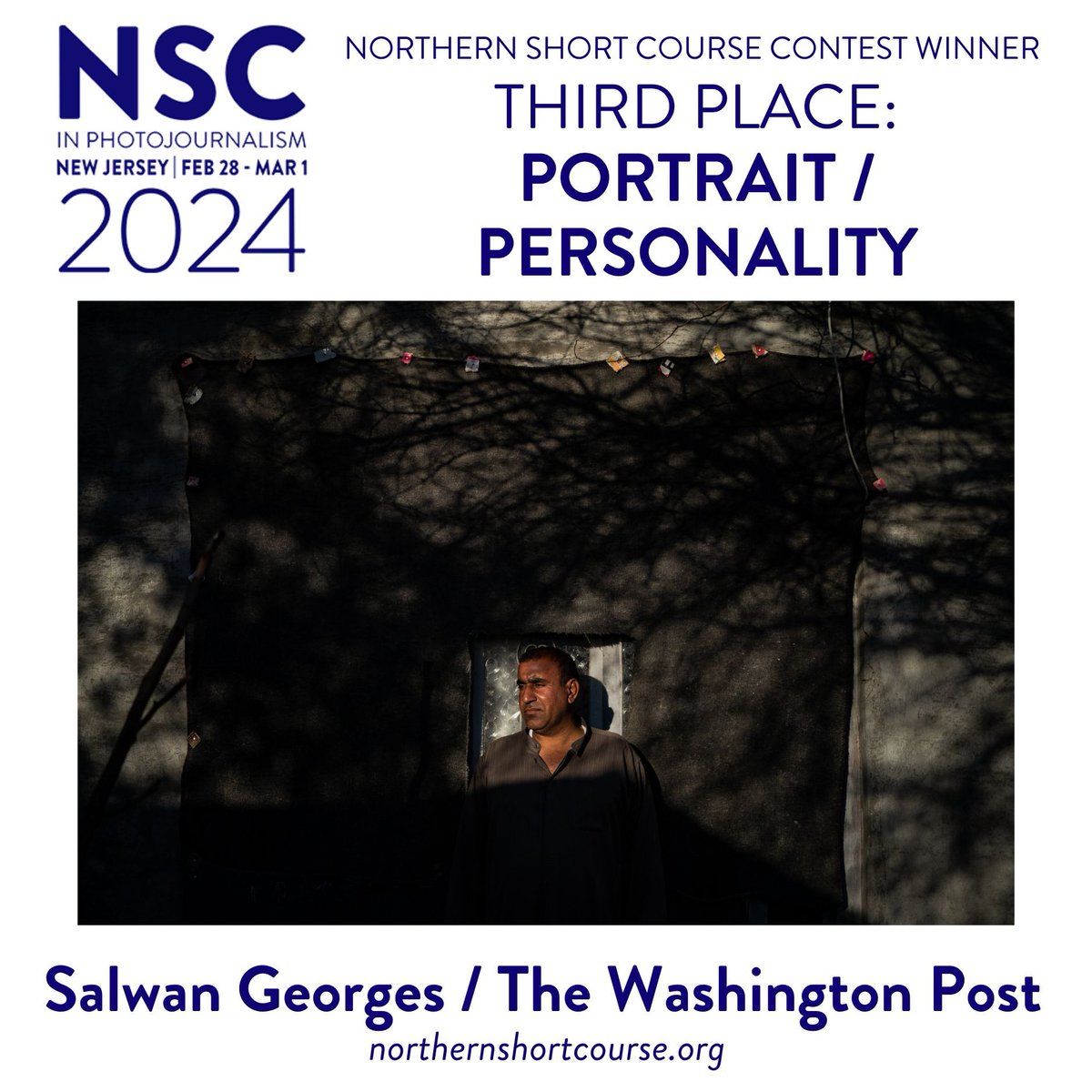 northernshort's tweet photo. Congratulations 2024 Portrait/Personality third place: Salwan Georges for The Washington Post #NSC2024 #NorthernShort #NPPA @nppa https://t.co/Dp2NEasToK