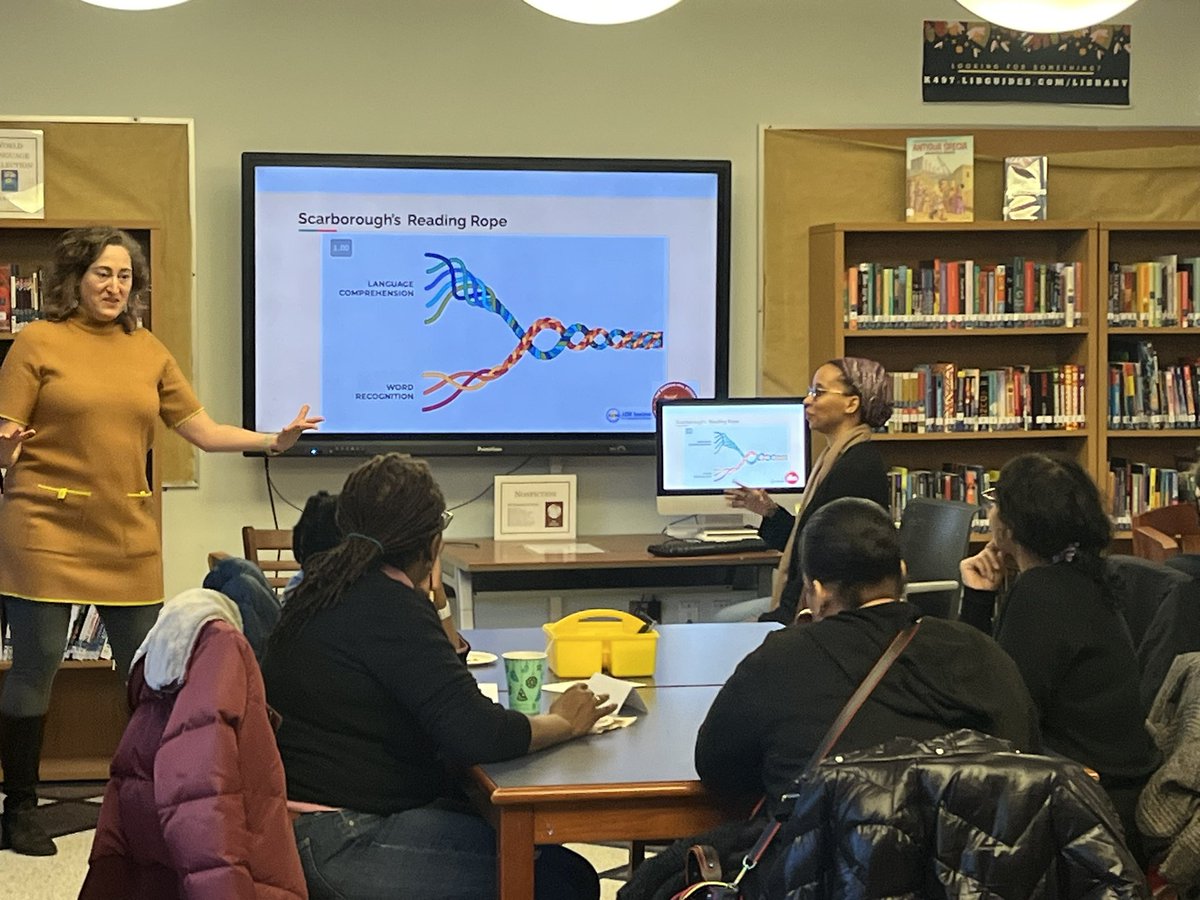 Thank you to our families for joining us at Saturday Family Reading Academy @NYCDOED15 @iborganization Thank you to Ms. Lukens, Ms. Angrand and Mr. Langley for facilitating the learning! #empowerstudents