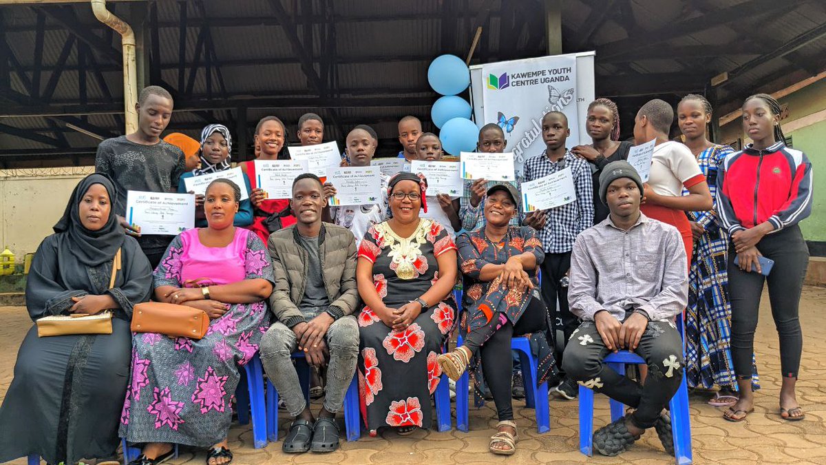 ruth_bulyaba's tweet photo. Exciting news from Kawempe Youth Centre, Uganda After 2 months of intensive ICT training, 23 talented youths graduated on January 29th.Kudos to their dedication and impactful efforts of KYC in empowering the generation! @KYouthCentre  @nationallib_ug @EIFLnet @GlobalGirlsGLOW https://t.co/aoun2d6qKU