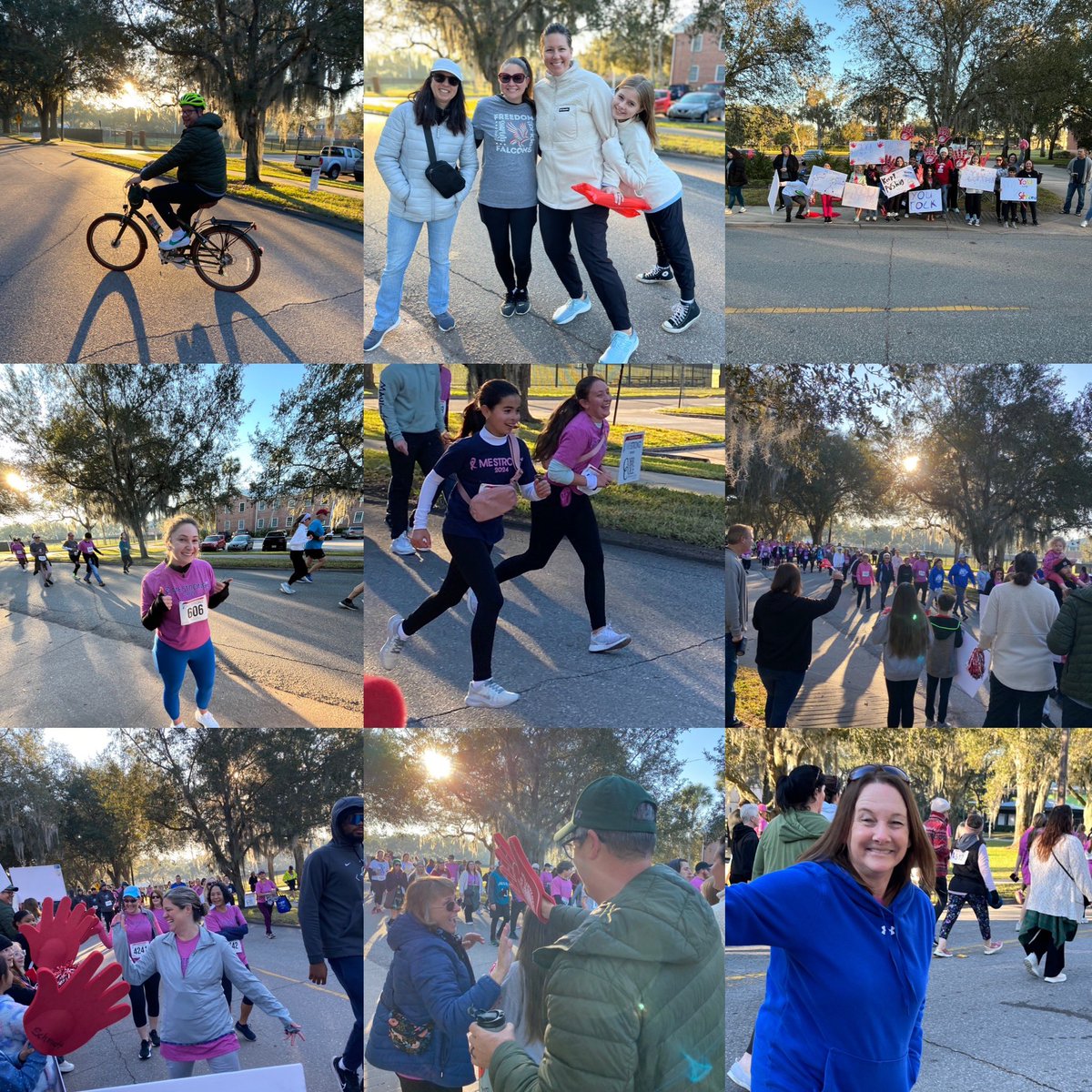 FreedomVolusia's tweet photo. We are always proud to be part of the DeLand Community, but today was a day for the books! Our NEHS Club and Freedom Staff cheered on the participants of Me Strong and loved every minute of it! https://t.co/ufDtra77WS