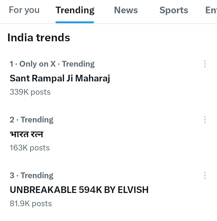 ronaldo8482's tweet photo. UNBREAKABLE 594K BY ELVISH

We are trending at no 3 in India 

#ElvishArmy #ElvishYadav #OnlyElvishMatters https://t.co/y0NTCnfRce