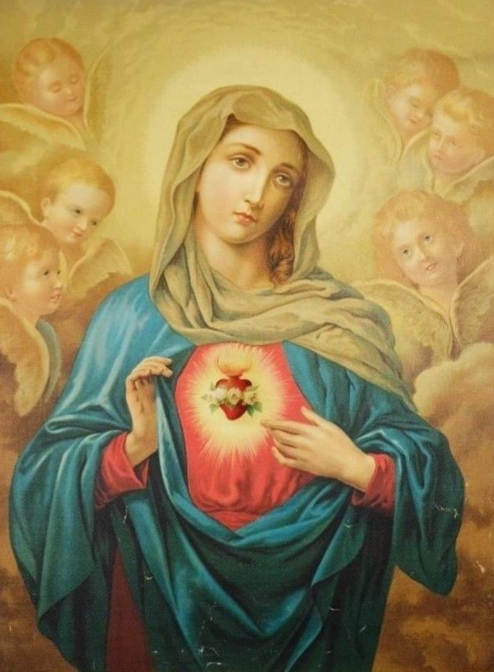 Heart of Mary, immaculate in your creation, pray for us! 

Heart of Mary, flooded with grace, pray for us! 

#FirstSaturday #ImmaculateHeartOfMary