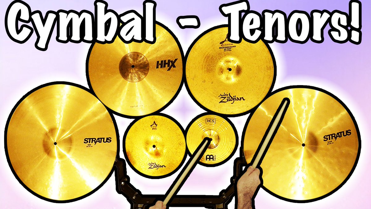 I made a set of TENOR DRUMS out of CYMBALS! Check it out here: youtu.be/mFsxwQMJMhM