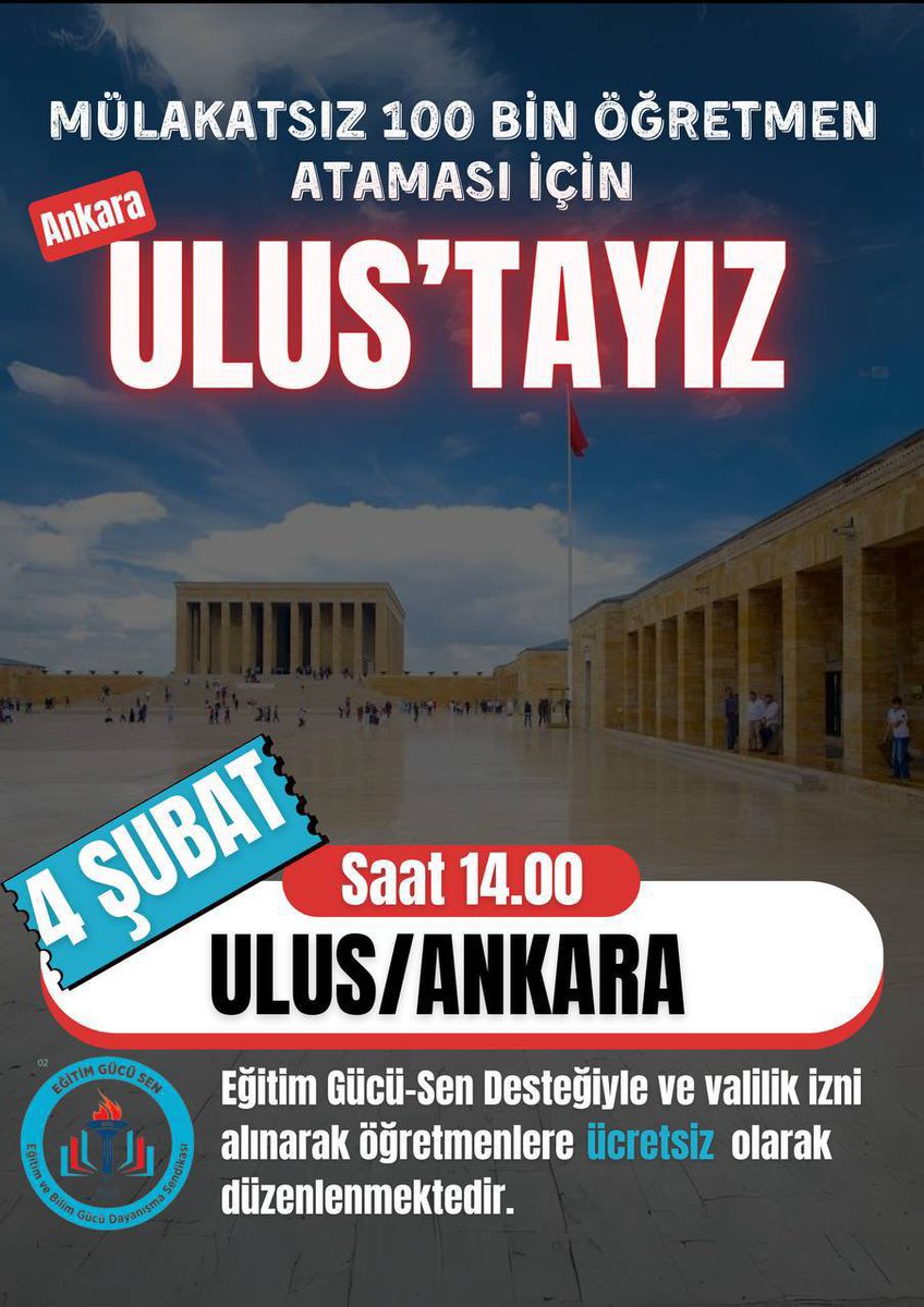 Öğretmenler hakları olan atamadan hiçbir zaman vazgeçmediler, vazgeçmeyecekler

#UlustaMülakatsız100BinAtama