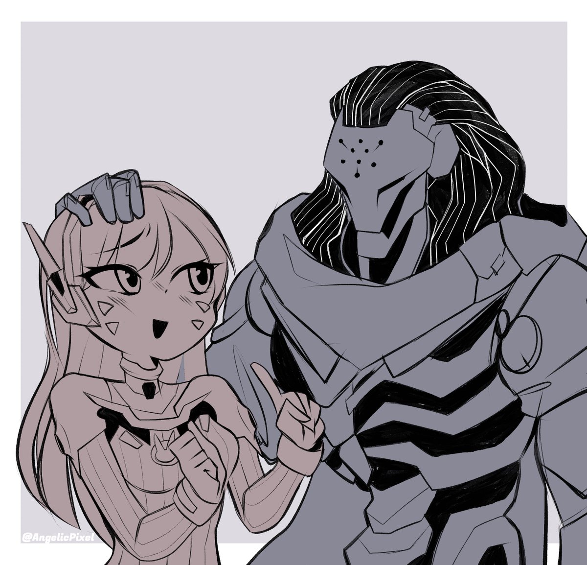 AngelicPixel's tweet photo. I love them.🩷💜
#dvattra #overwatch https://t.co/nHtzDdt7Os