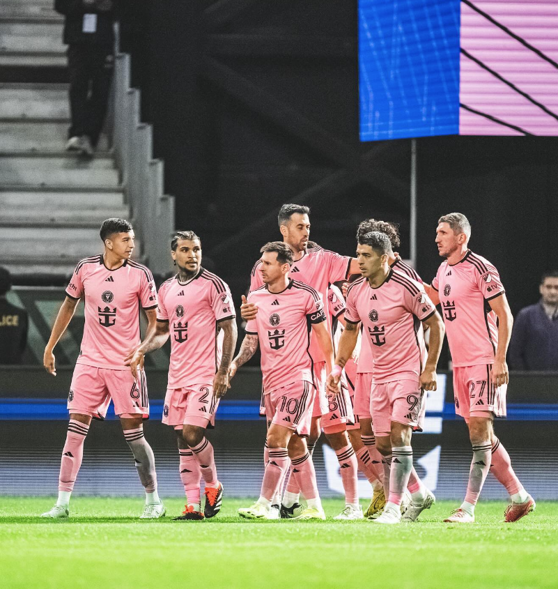 ProSoccerDotCom's tweet photo. A sick drop by @intermiamicf, and we are here for it. Messi crushing it on the field wearing the new home jersey.  🔥 Be ready to grab this hot drop at https://t.co/kk47hN1ECz and carry the game wherever you go.

#intermiami #messi https://t.co/WKq1PqoYWp