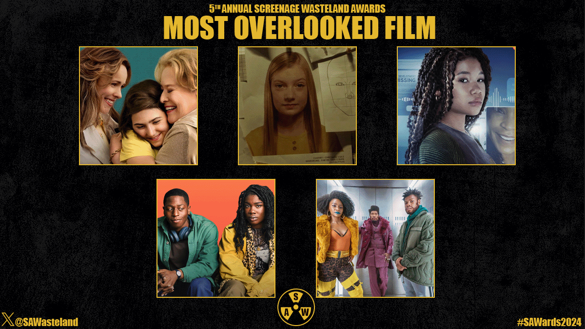 🎞️5th Annual ScreenAge Wasteland Awards🎞️

MOST OVERLOOKED FILM NOMINEES
- Are You There God? It's Me, Margaret.
- The Artifice Girl
- Missing
- Rye Lane
- They Cloned Tyrone

Vote for who should win. Open to all: bit.ly/SAWards5