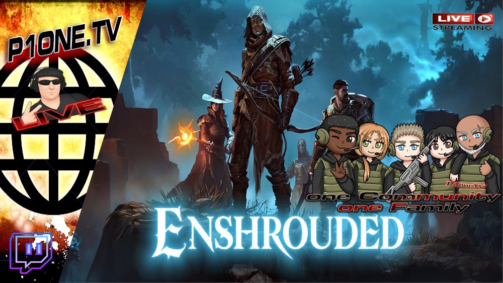 p1onetv's tweet photo. Hallo Zusammen, lasst uns zusammen das neue Spiel Enshrouded anschauen. Wir entspannen zusammen, an diesem Samstag und spielen uns quer durch die Welt. #twitch https://t.co/yTJmSSpLeq https://t.co/ZgFov5DWej