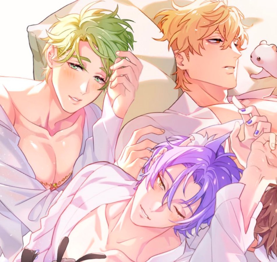 so_aguarela's tweet photo. I love these edits so much, please never stop making them 🥹💕
and I love my 3 faves all cozy together aa

wife, husband and third wheel 🫶 https://t.co/jMpAy1BPte